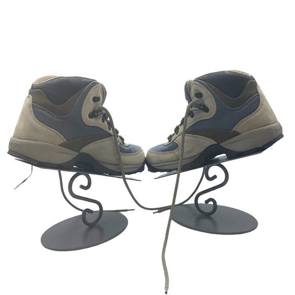 HiTec V-Lite 8.0 Women Shoes Hiking Gray Blue Laces - Picture 4 of 7